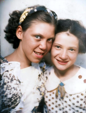 Mildred Dumes and Norma Dumes